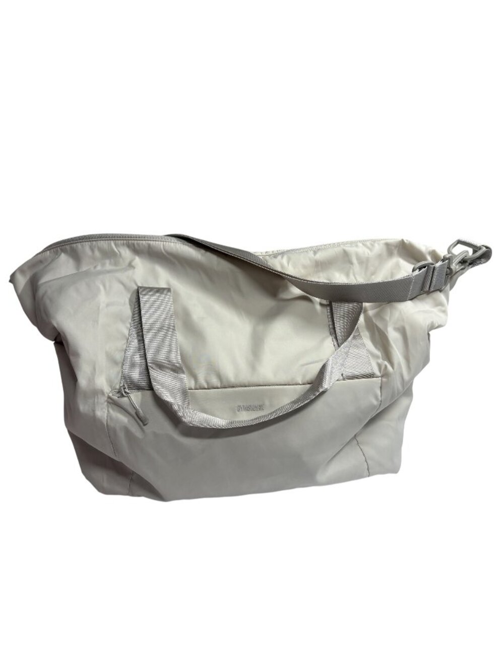 Gymshark Mode Duffle Bag in Chalk Beige